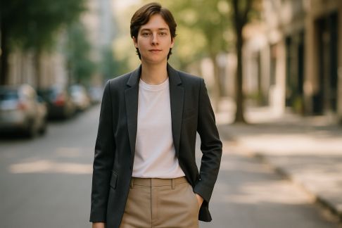 Comment styliser un T-shirt avec une veste blazer