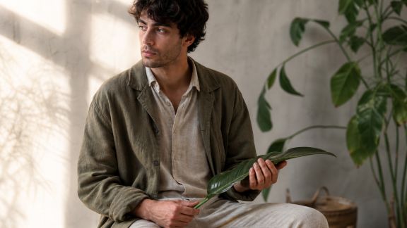 L'essor des matières végétales dans la mode masculine