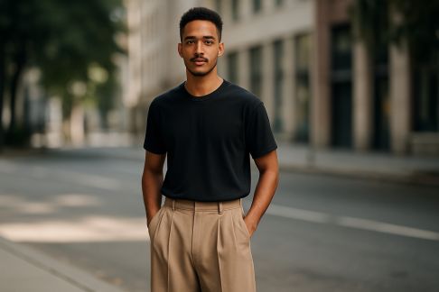 Le pantalon palazzo pour homme : mode d'emploi