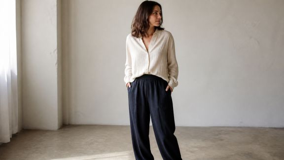 Pantalon taille élastique : confort et style au quotidien