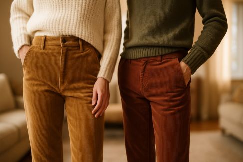 Pantalon en velours côtelé : Le chic rétro réinventé pour l’hiver