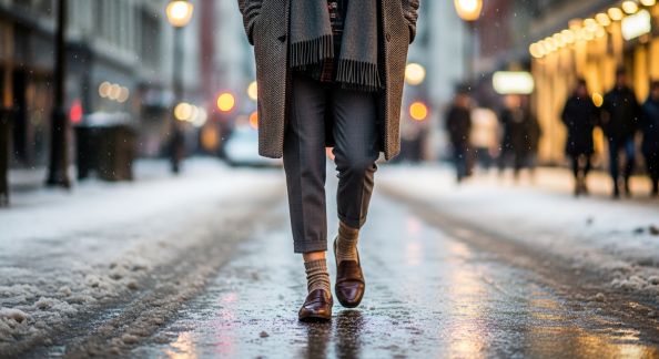 Comment porter des chaussures basses avec style en hiver