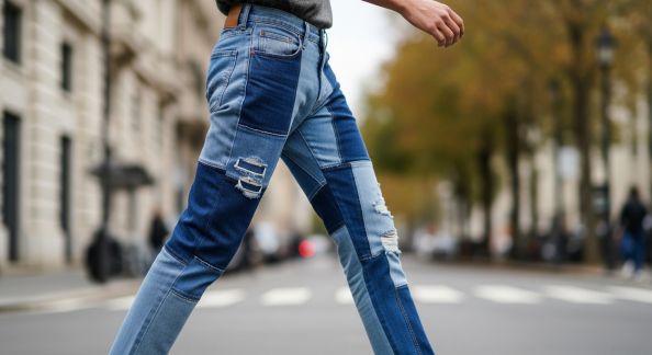 Jean patchwork : la tendance originale à adopter