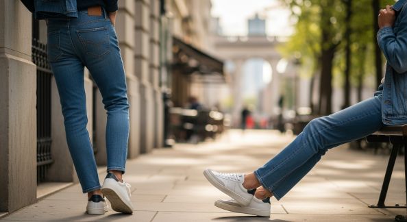 Jean et baskets : le duo gagnant du casual chic