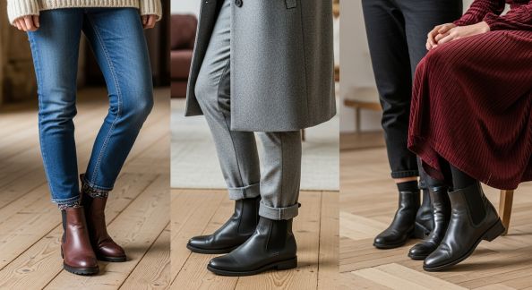 Trois façons de porter des bottes Chelsea cet hiver