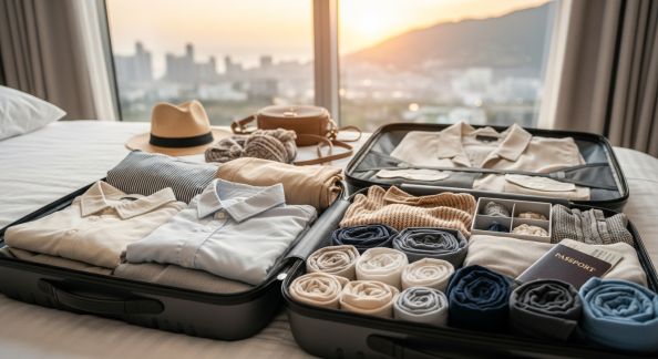 Dressing et voyages : préparer une garde-robe polyvalente pour partir léger