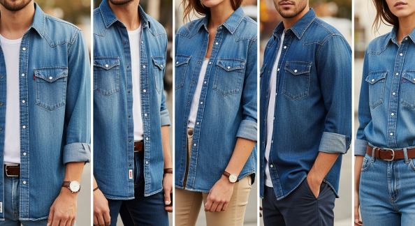 Les chemises en denim : un incontournable du dressing