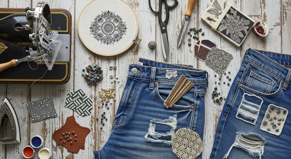 Comment transformer un jean basique en pièce fashion
