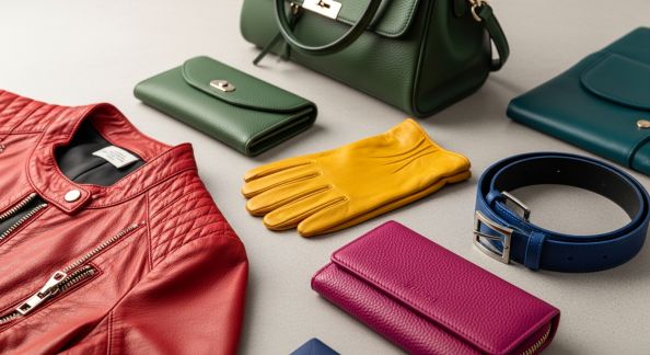 Comment intégrer le cuir coloré à son dressing