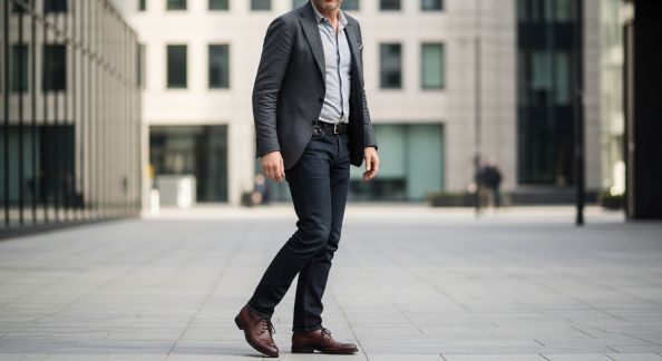 Jean noir : la pièce polyvalente du vestiaire masculin