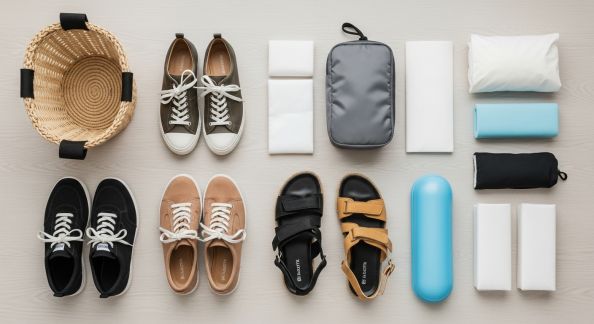 Bien voyager avec ses chaussures : astuces pour optimiser l’espace et protéger vos paires