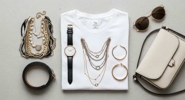 Bien accessoiriser un T-shirt pour une tenue moderne