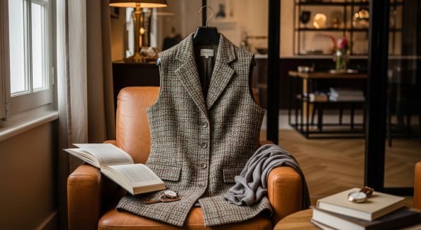 La veste en tweed : élégance rétro et modernité