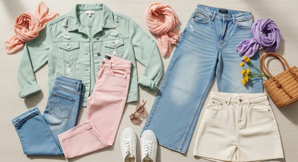 Tendances denim : les couleurs à adopter ce printemps
