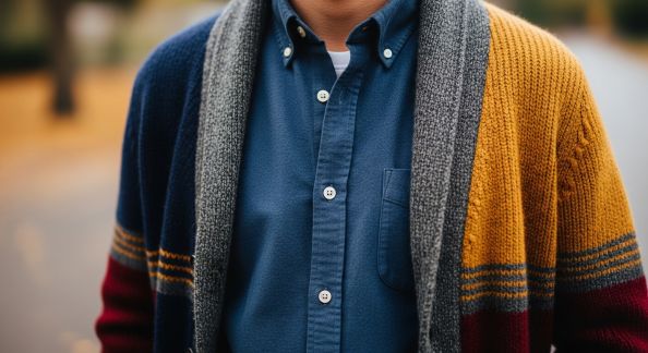Duo gagnant : chemise et cardigan pour l'automne