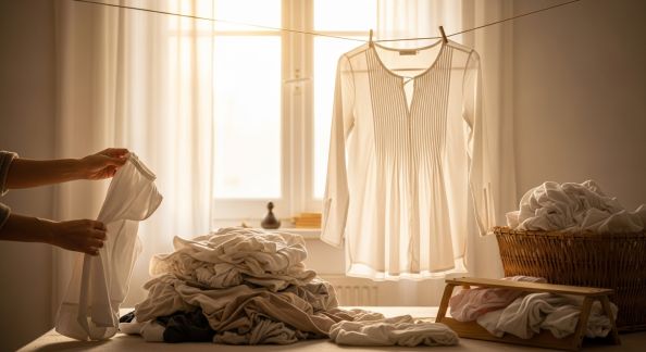 10 astuces pour éviter les faux plis et garder des vêtements impeccables