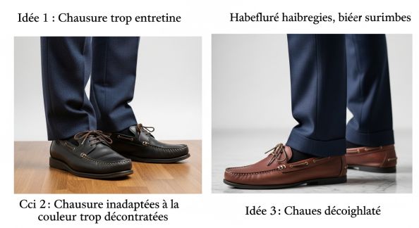 Les erreurs courantes à éviter en portant des chaussures habillées