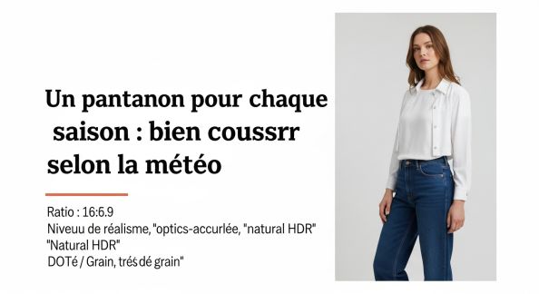 Un pantalon pour chaque saison : bien choisir selon la météo