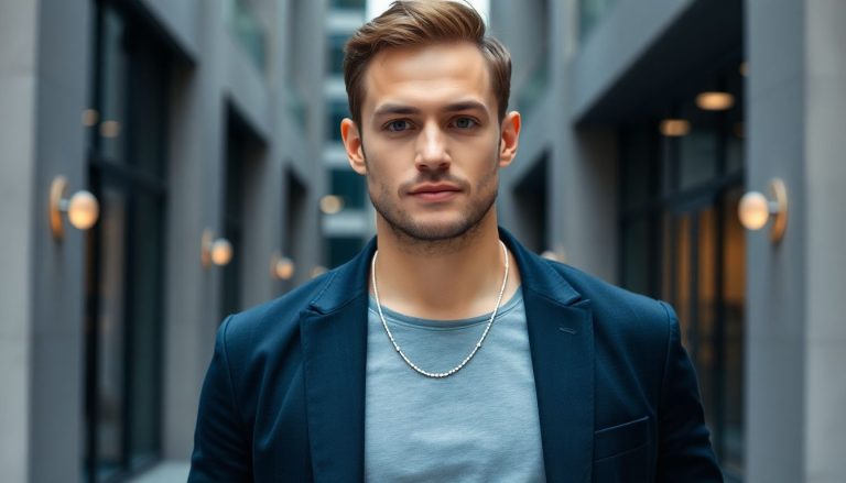Colliers pour hommes : comment adopter la tendance sans en faire trop