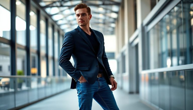 Comment marier blazer et jean avec style : les secrets d'une allure impeccable pour un homme