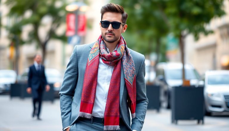 Foulards pour hommes : Le détail mode qui change tout