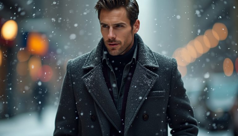 Le pardessus pour homme : l'atout chic et structure pour braver l'hiver avec style
