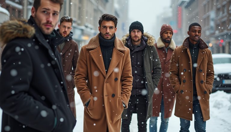 Les manteaux d'hiver pour homme : les coupes tendance de la saison
