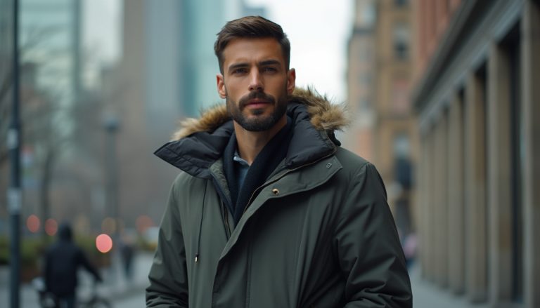 parka pour homme
