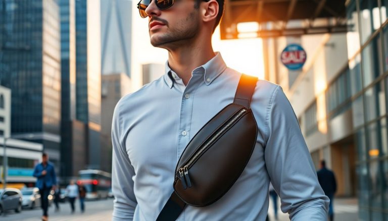 Sac banane homme