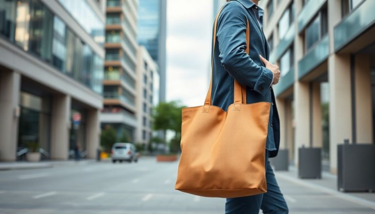 Tote bag pour homme : la tendance écolo et stylée qui cartonne