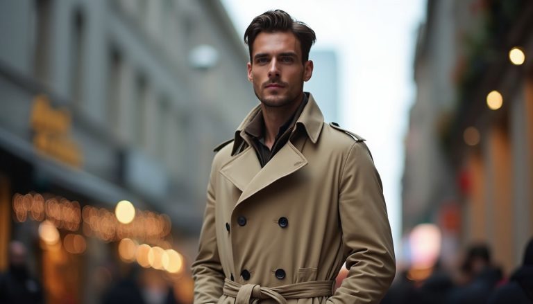 trench-coat masculin