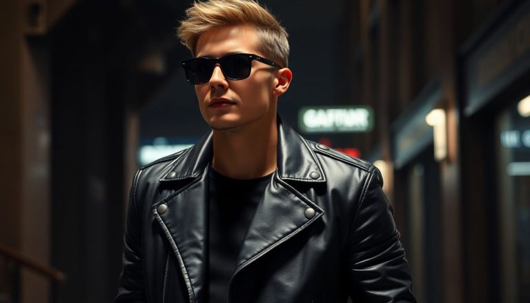 Veste en cuir : l'art de sublimer son look rock avec élégance